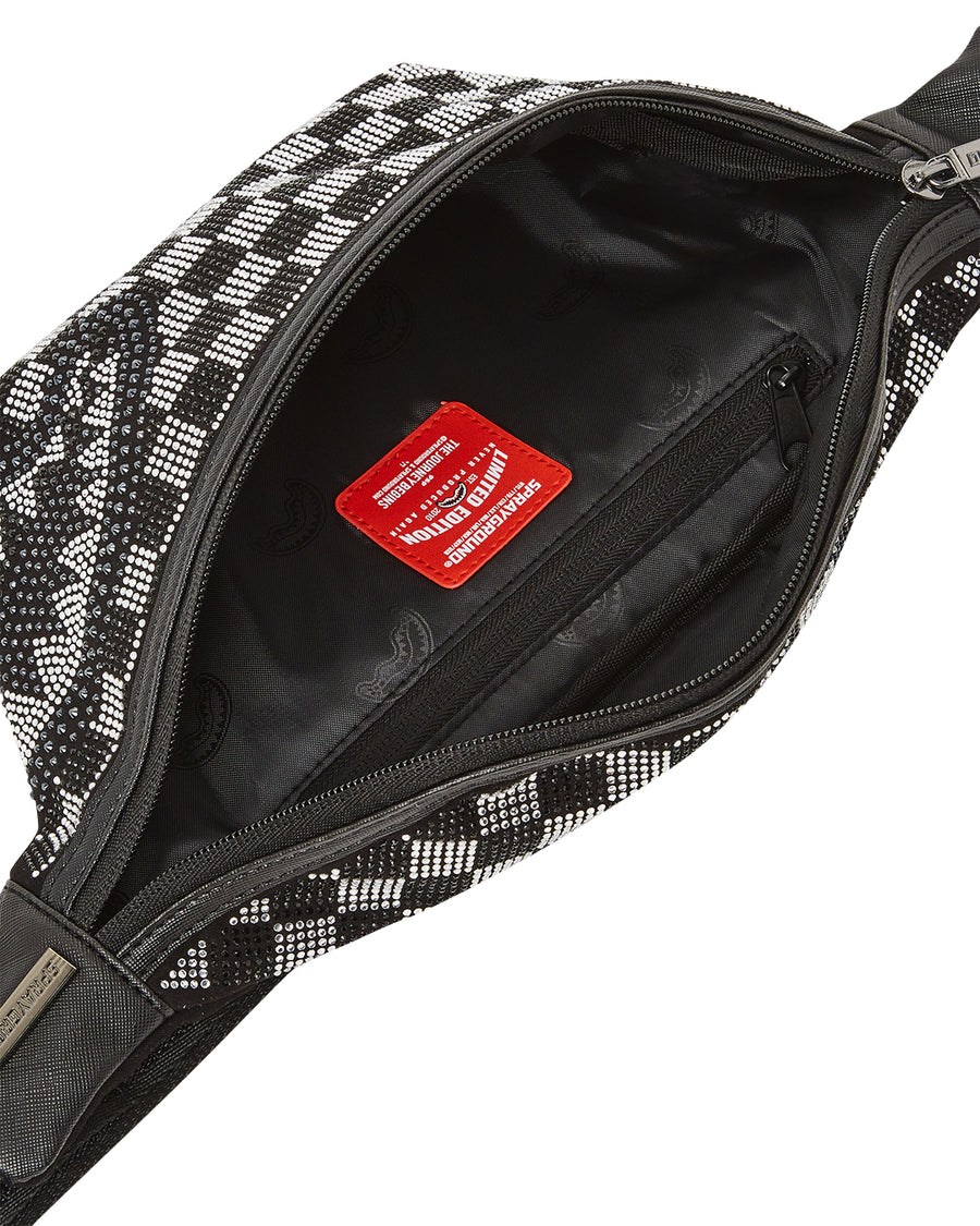 Sprayground Waist bag TRINITY CHECKERED CROSSBODY Black