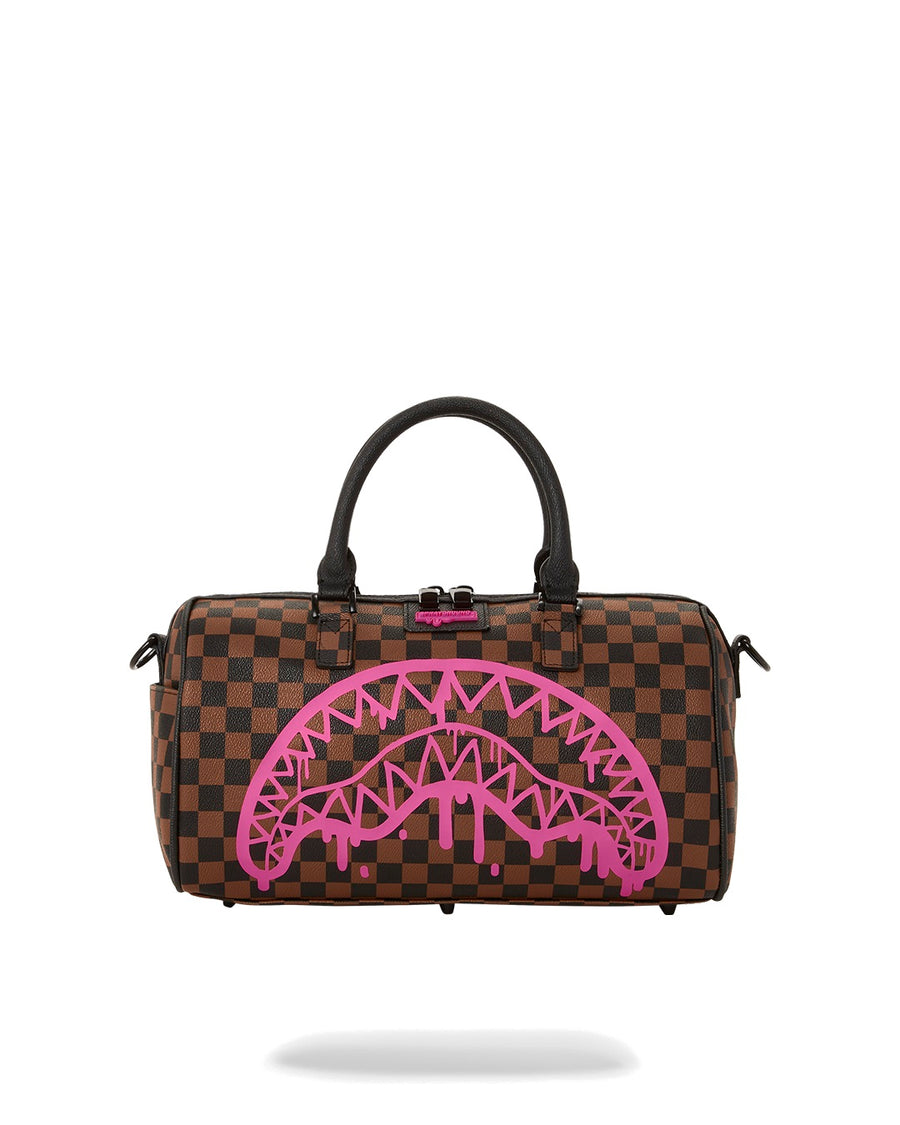 SPRAYGROUND brown case bag pink drip, brown, One size : :  Fashion