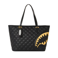 Black Mamba Quilted Tote Bag