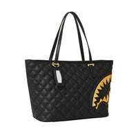 Black Mamba Quilted Tote Bag