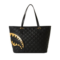 Black Mamba Quilted Tote Bag