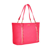 Pink Puffy Bag Tote Bag