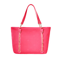 Pink Puffy Bag Tote Bag