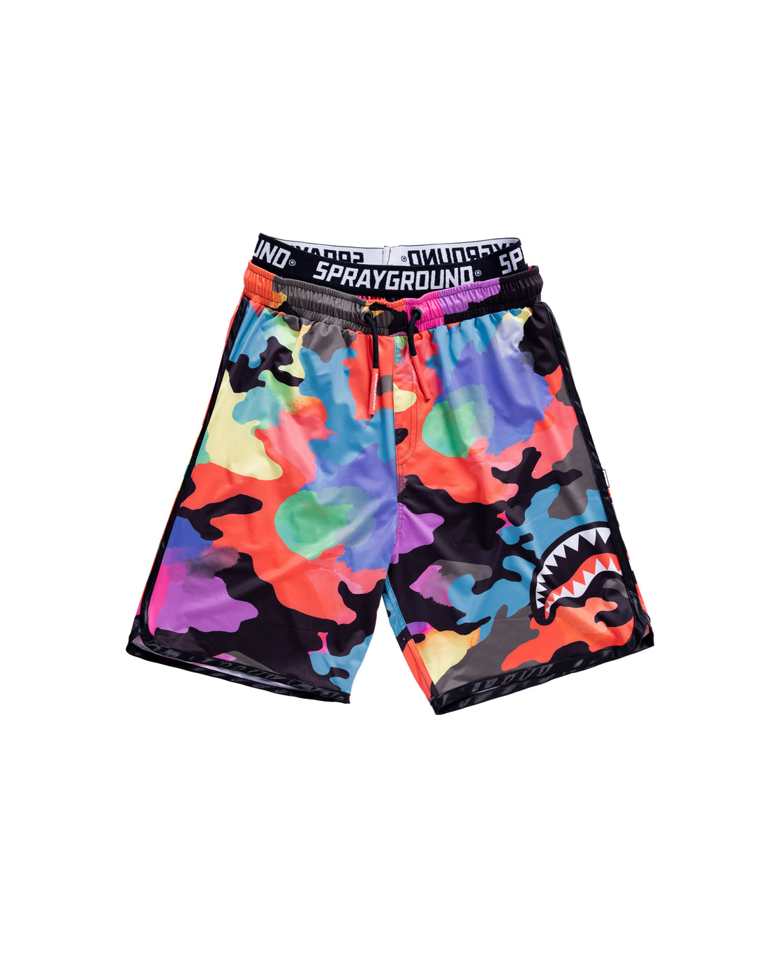 Color Camo Swim Shorts