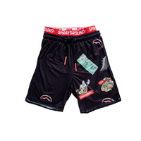 Patch All-in Nr 3 Black Swim Shorts