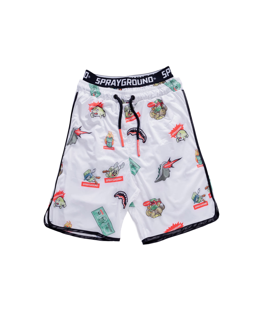 Patch All-in White Swim Shorts