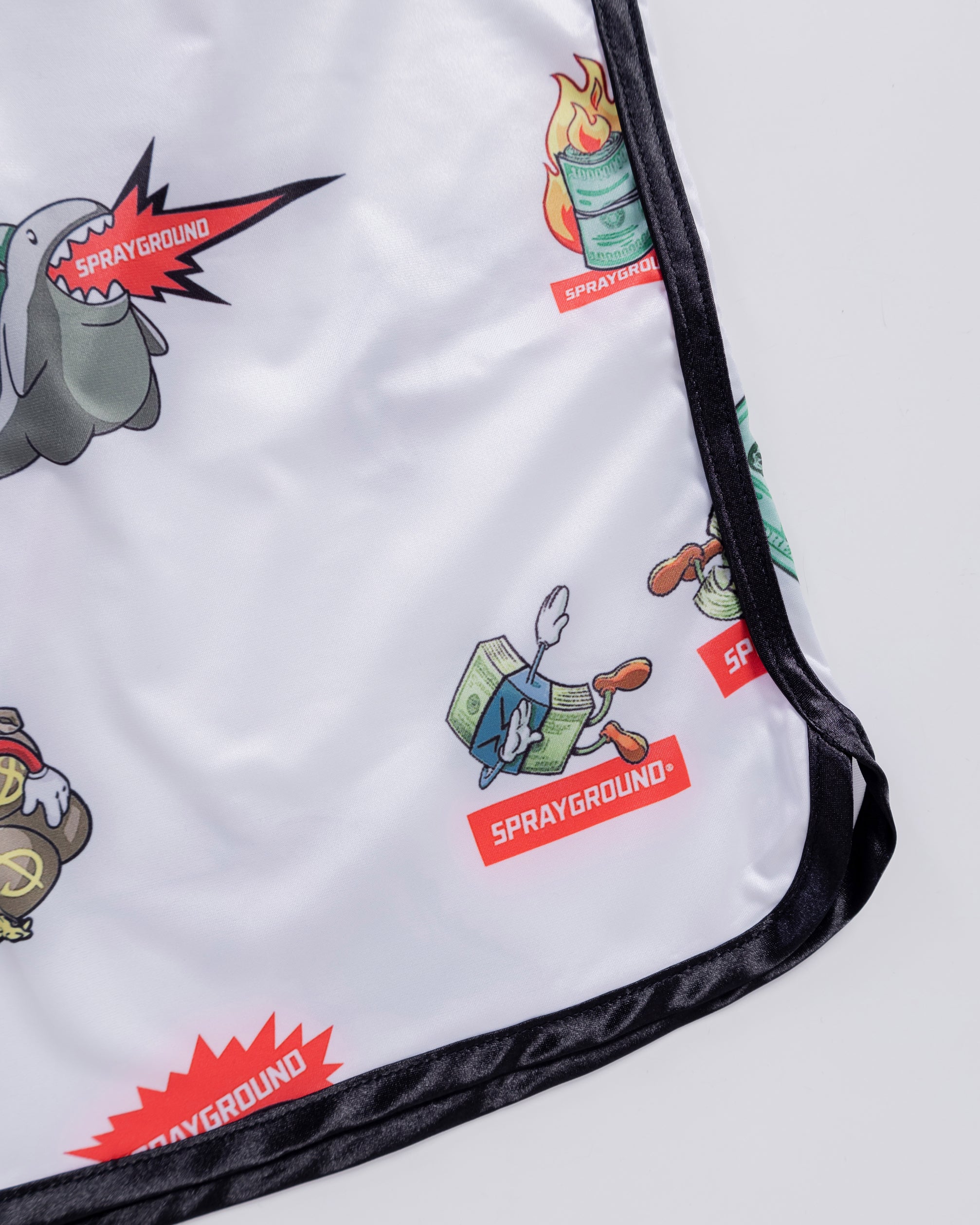 Swimsuit Sprayground Patch All-in White Swim Shorts