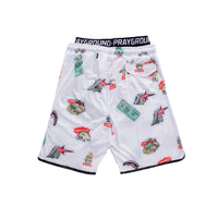 Patch All-in White Swim Shorts