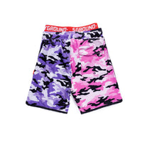 Niño / Niña  - Split Camo Swim Shorts J