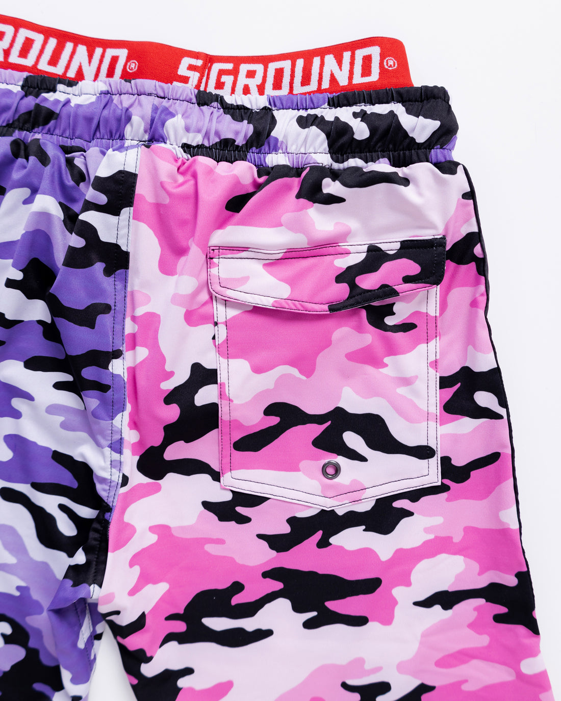 Niño / Niña  - Split Camo Swim Shorts J