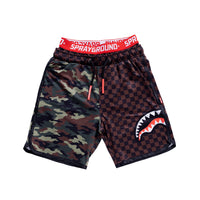 Checks & Camouflage Swim Shorts J