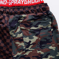 Checks & Camouflage Swim Shorts J