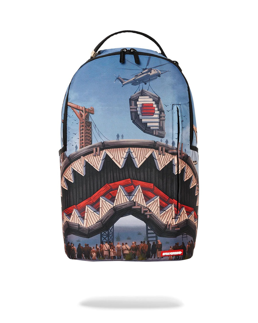 Zaino Sprayground WORK IN PROGRESS SHARK BACKPACK Blu