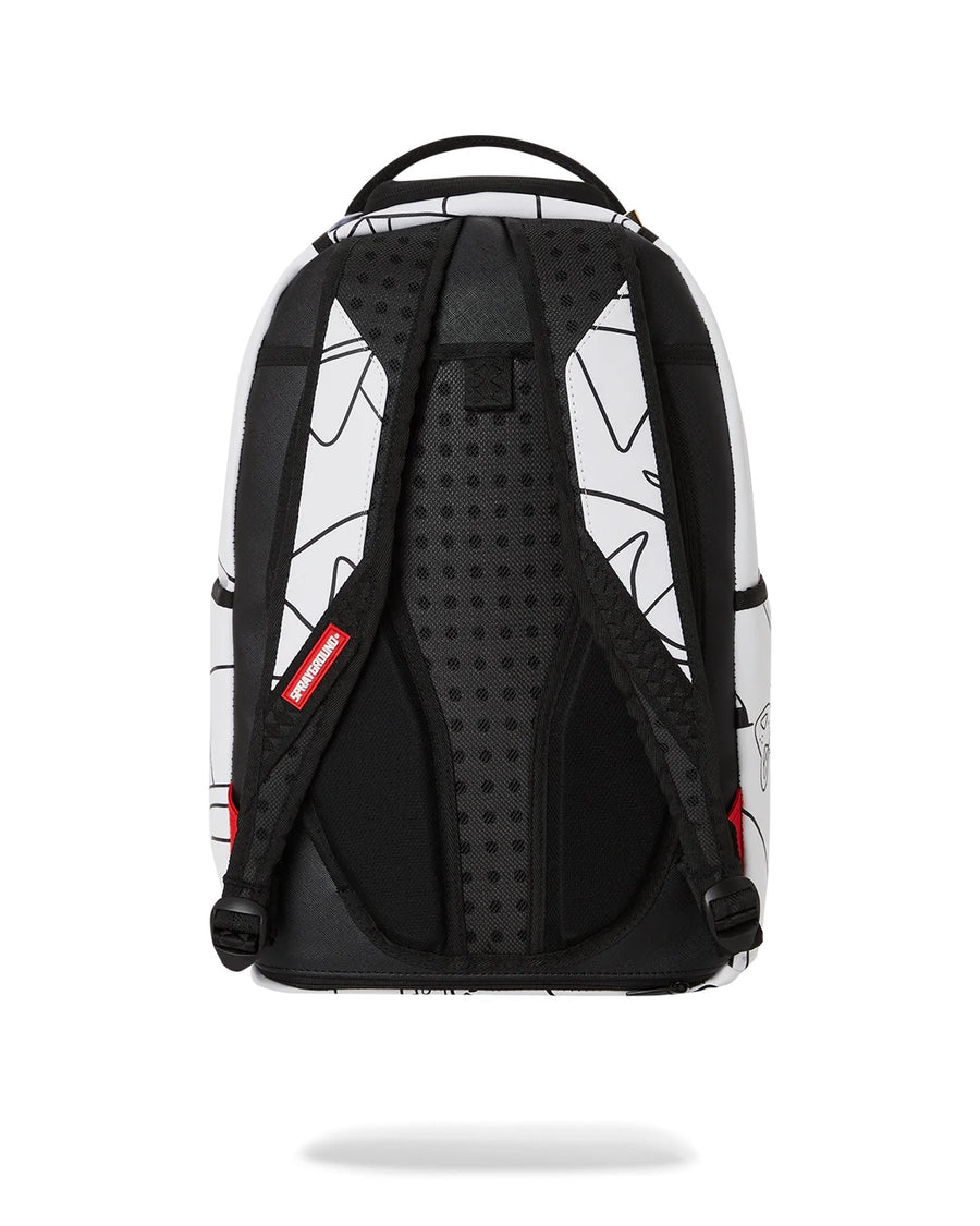 Mochila Sprayground SHARK DOODLE DLXV BACKPACK Blanco