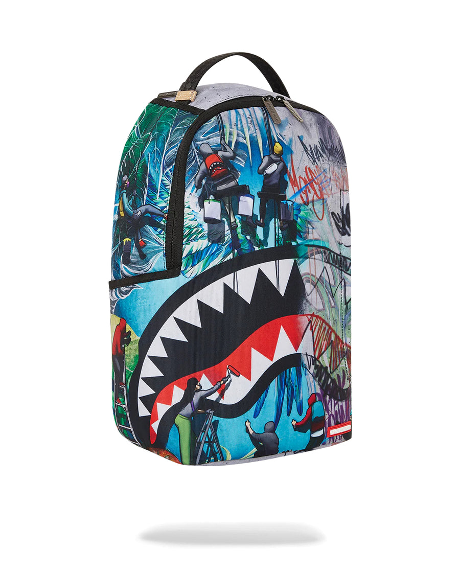 Sprayground Tsunami Sharks backpack - Blue