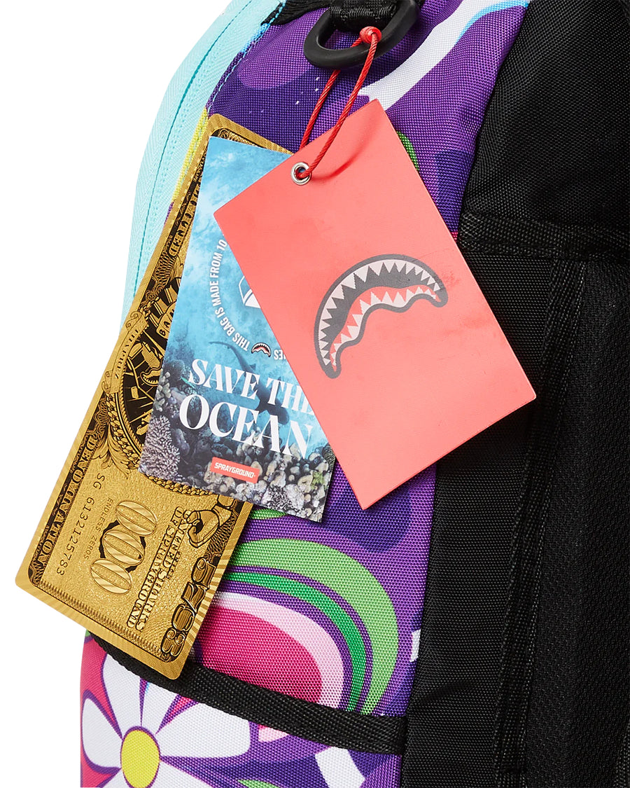Sprayground Backpack OUT OF THIS WORLD MOUTH DLXSR BACKPACK Purple