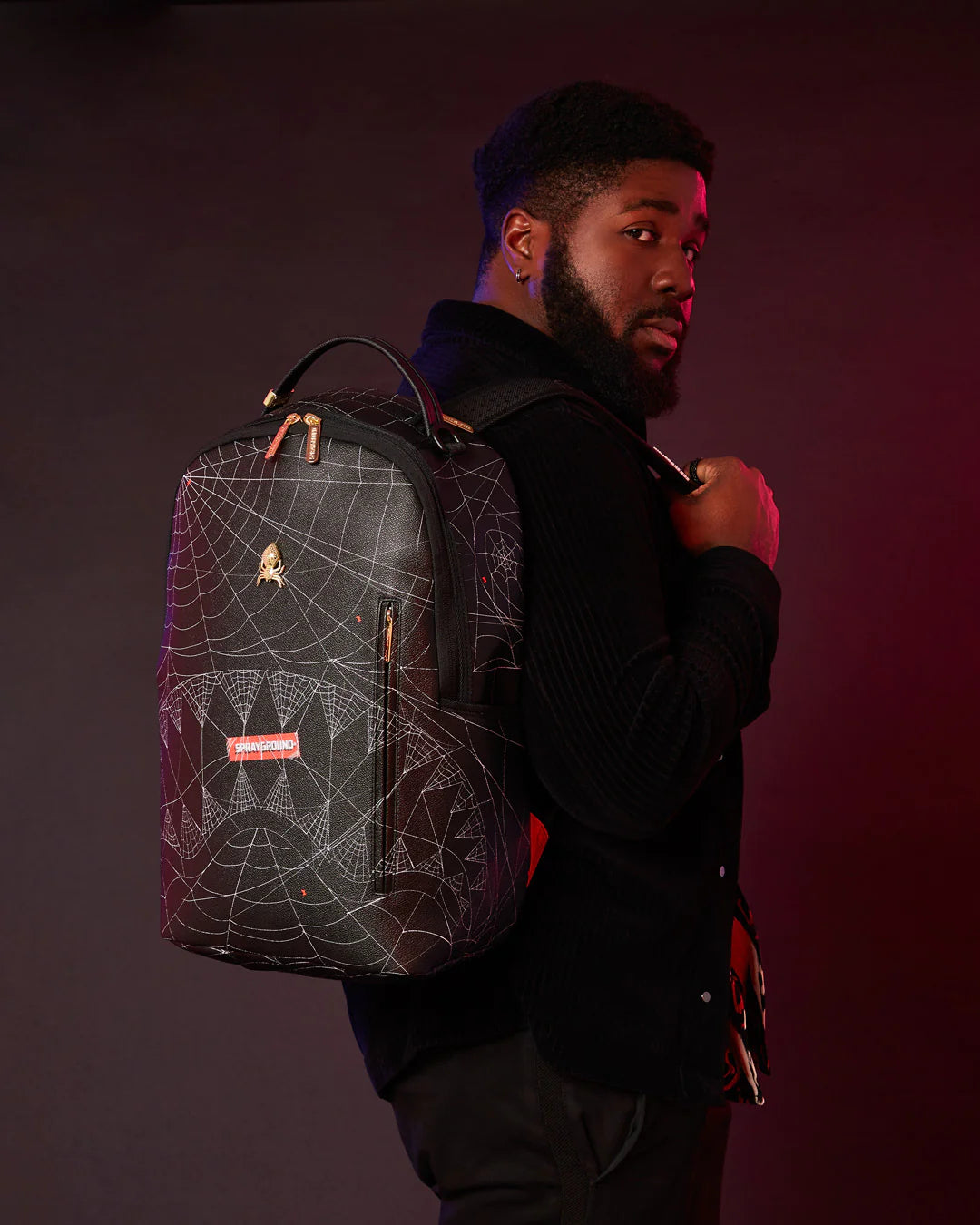 Backpack Sprayground Spider Web Sharkmouth Dlxsv Backpack