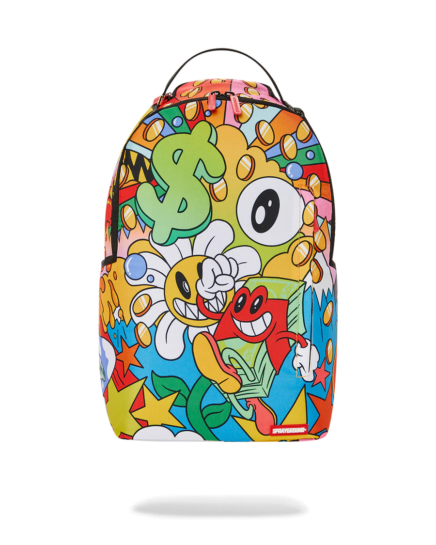 Sprayground Backpack CARTOON CHARACTERS DLXSR BACKPACK Yellow