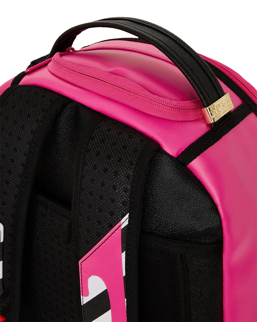 Sprayground Unisex Sharkmouth Pink Drips DLXSVF Backpack