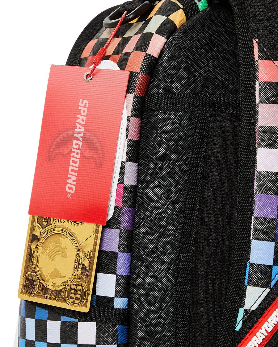 Sprayground Backpack CALM CHECK COLORS DLXSV BACKPACK Multicolor