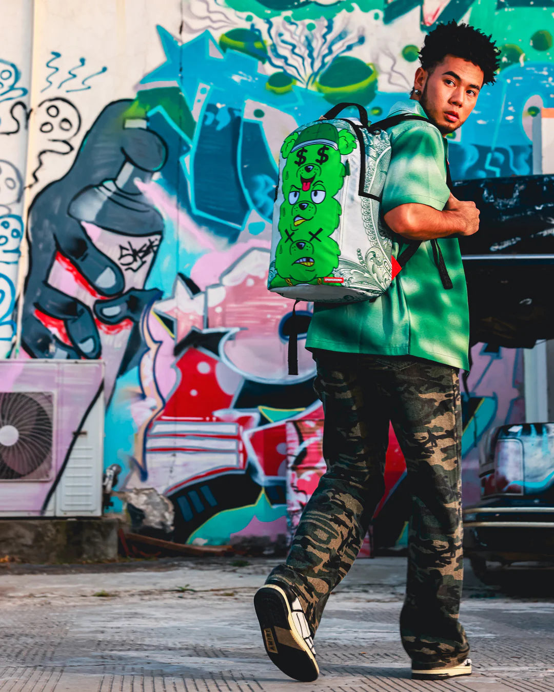 Seeing Triple Money Bear Dlxsr  Backpack