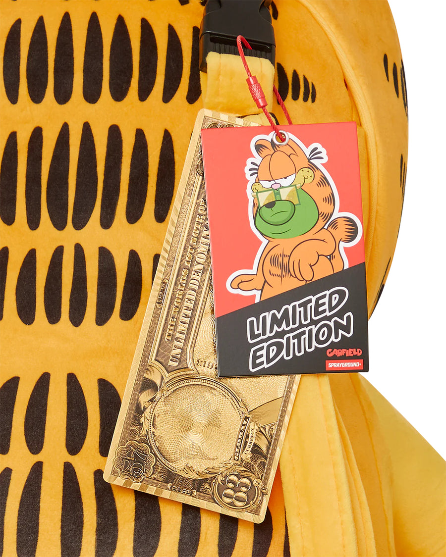 Sprayground Backpack GARFIELD MONEY BEAR BAG BACKPACK Yellow