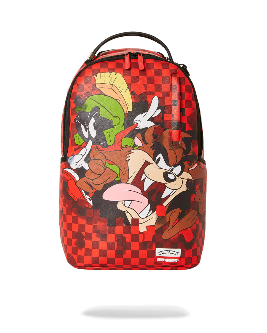 Sprayground Backpack MARVIN & TAZ BOLD CHILL BACKPACK Red