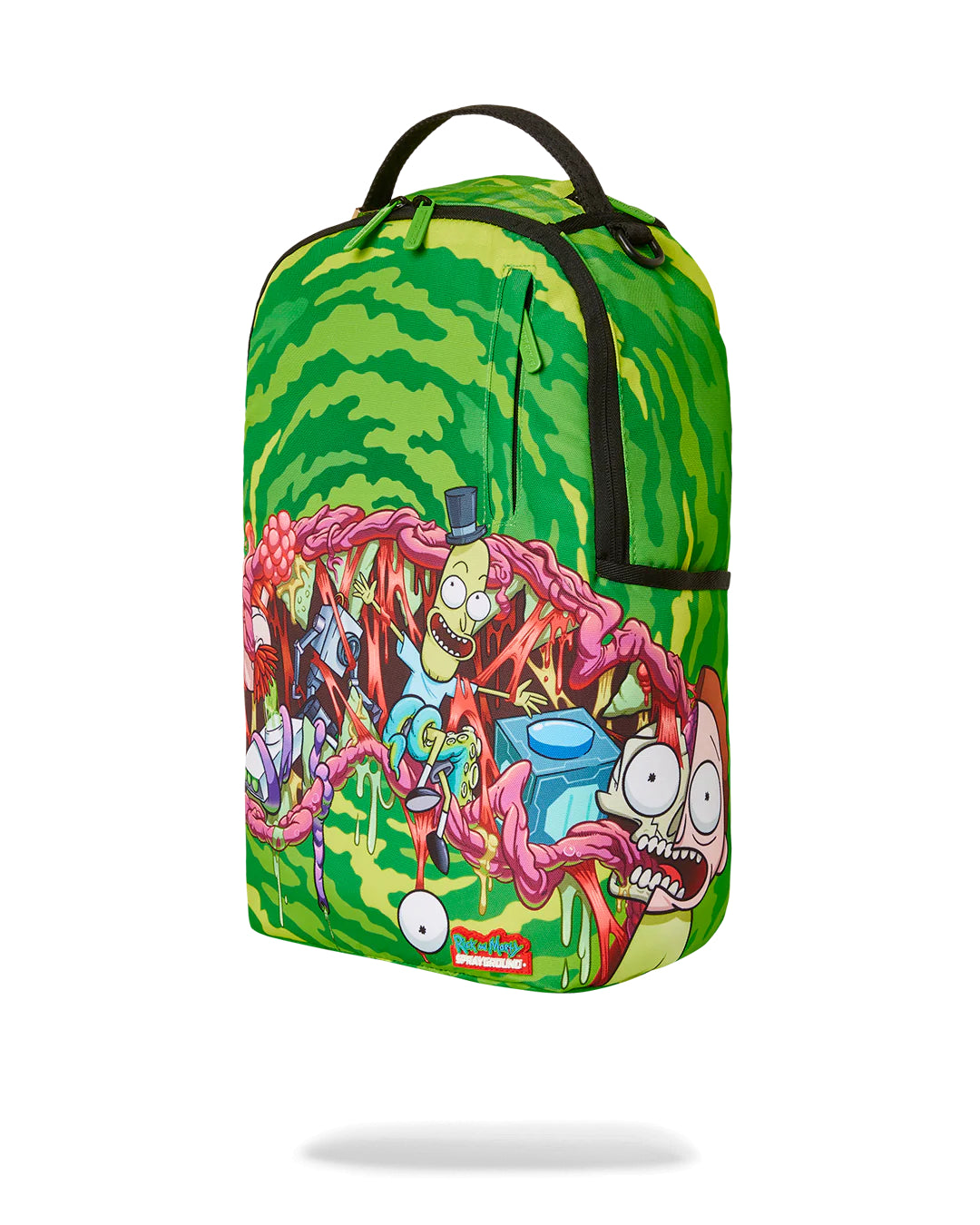 Rick Morty Split Guts Sharkmouth Backpack