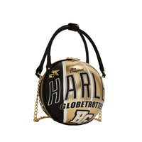 Harlem Globetrotters Basketball Shaped Bag Backpack