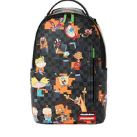 Nicktoons Bust Through Checkers Backpack