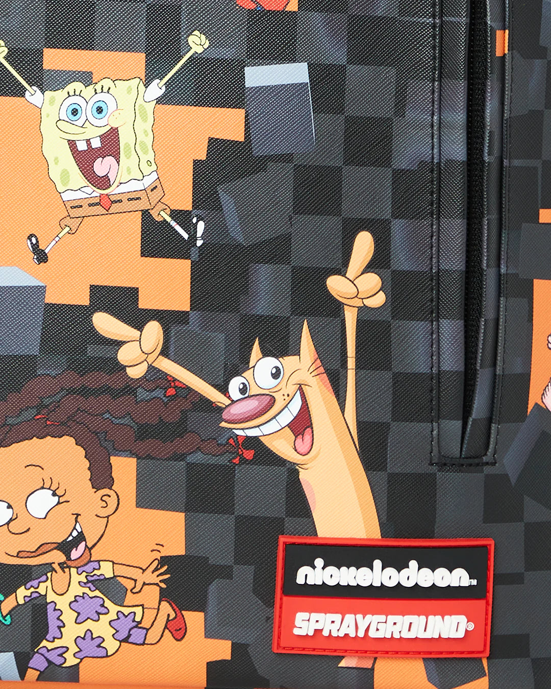 Nicktoons Bust Through Checkers Backpack