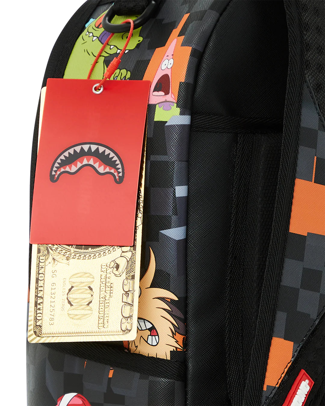 Nicktoons Bust Through Checkers Backpack