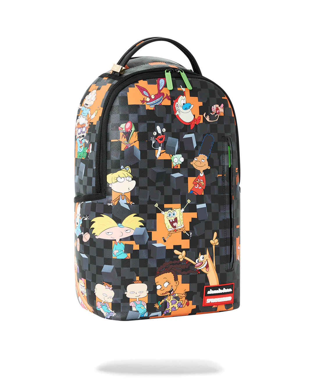 Nicktoons Bust Through Checkers Backpack