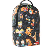 Nicktoons Bust Through Checkers Backpack