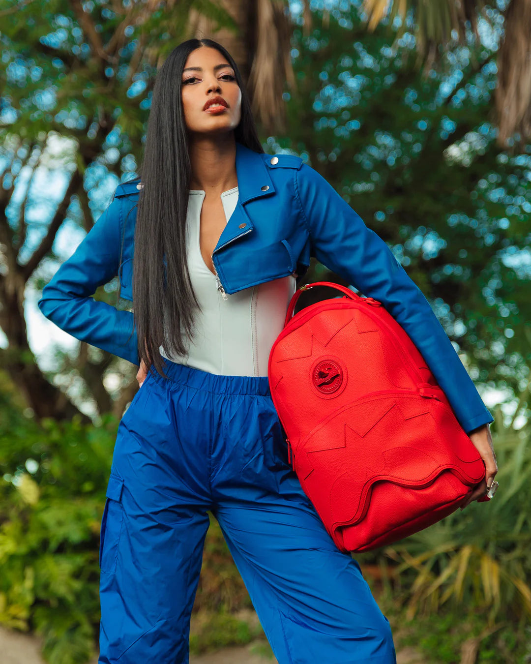 Shark 3d Red Boujee Backpack