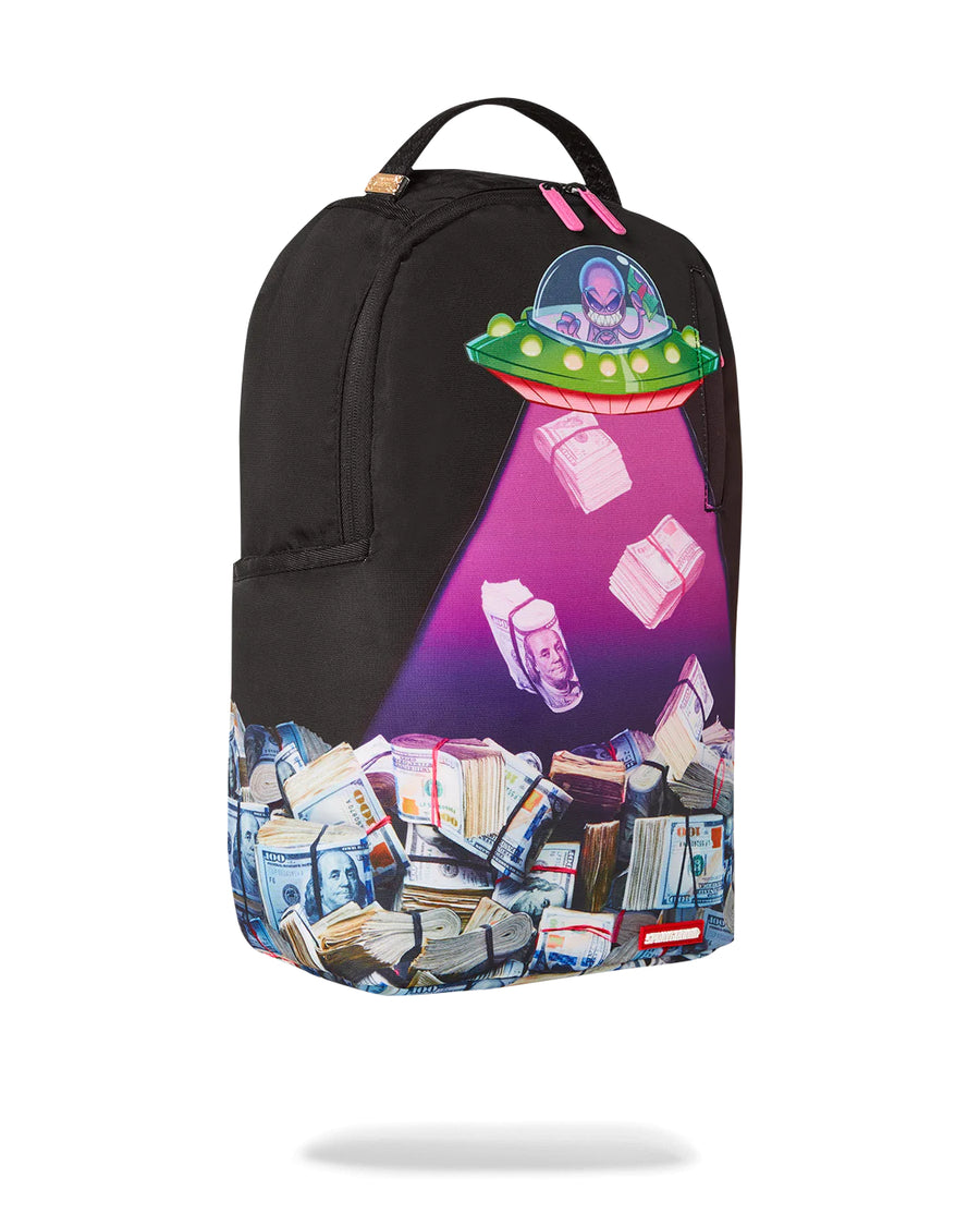 Sprayground Backpack MONEY ABDUCTION DLXSR BACKPACK Black