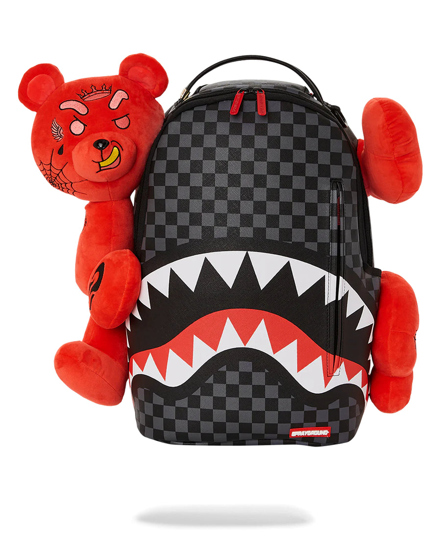 Sprayground Backpack DIABLO BEARHUG BEAR BACKPACK Red