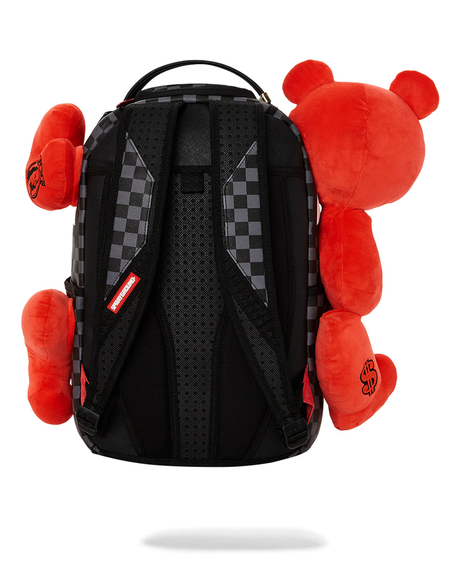 Sprayground Backpack DIABLO BEARHUG BEAR BACKPACK Red
