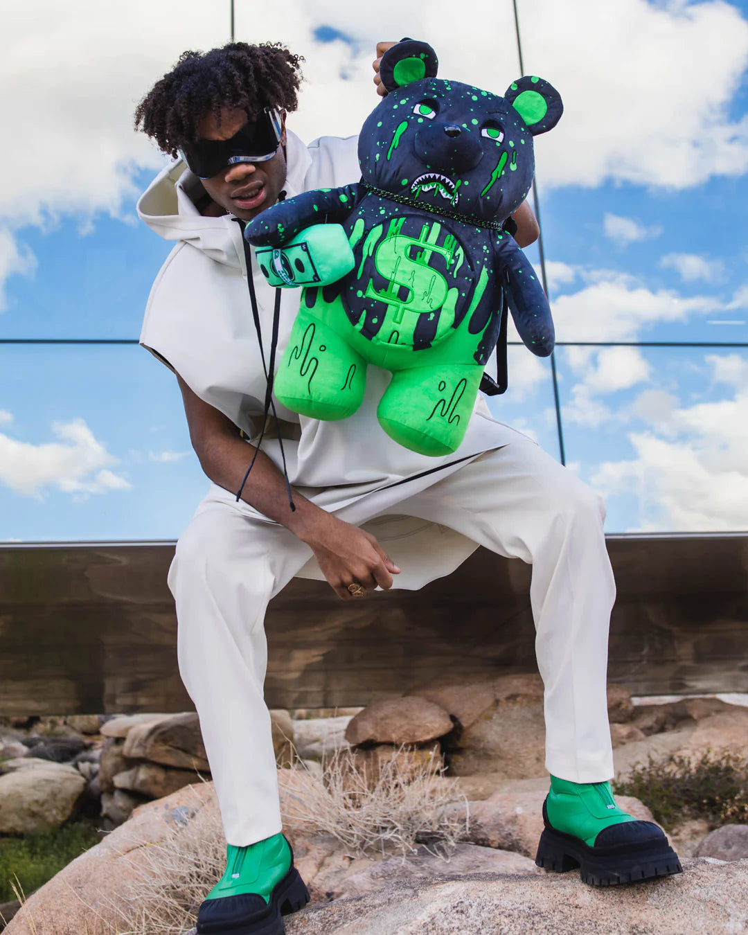 Backpack Sprayground DRIP BEAR BACKPACK Green