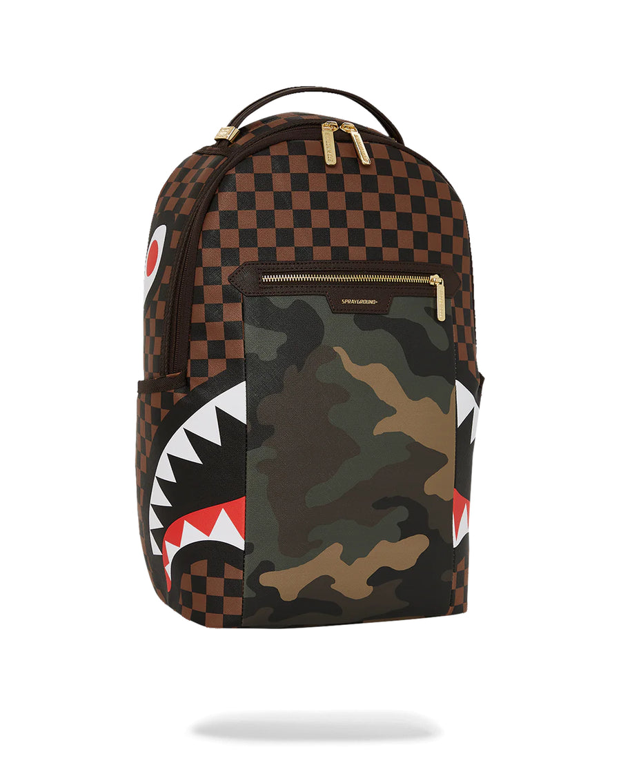 SIP CAMO ACCENT DLXSV BACKPACK 'BROWN CHECKER CAMO