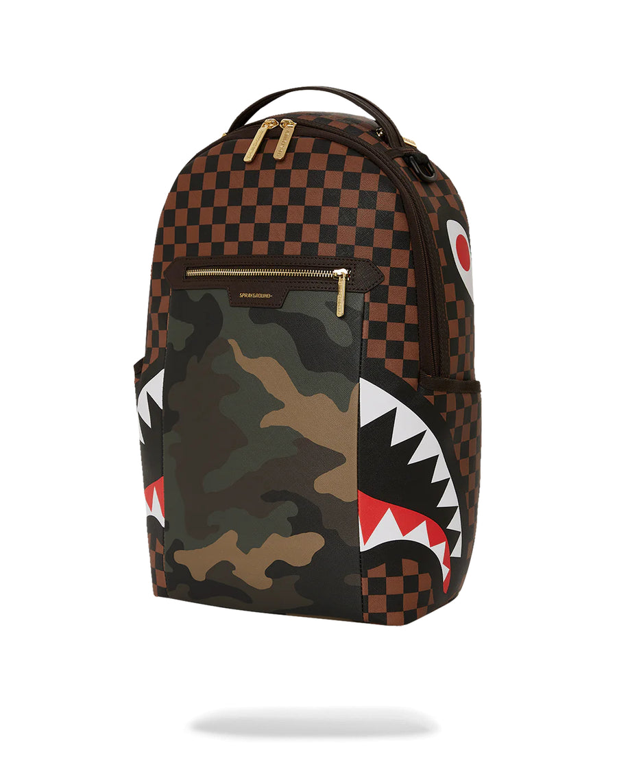 Sprayground Backpack SIP CAMO ACCENT DLXSV BACKPACK Green