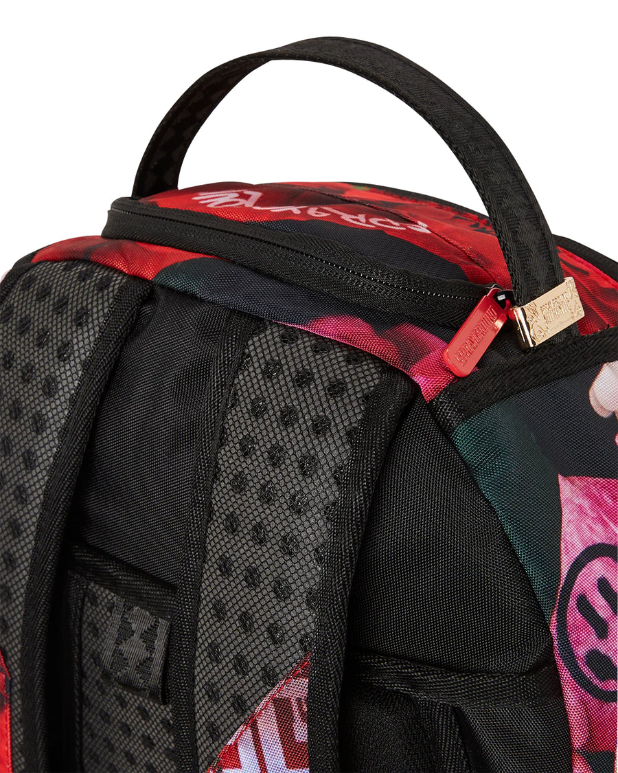 Sprayground Backpack PAINTED ROSES BACKPACK Red