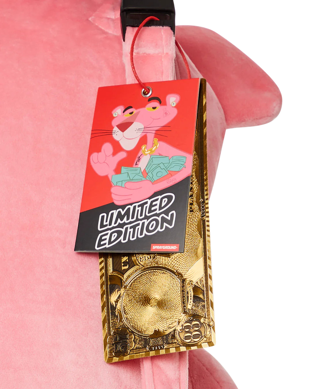 Pink Panther Money Bear Backpack