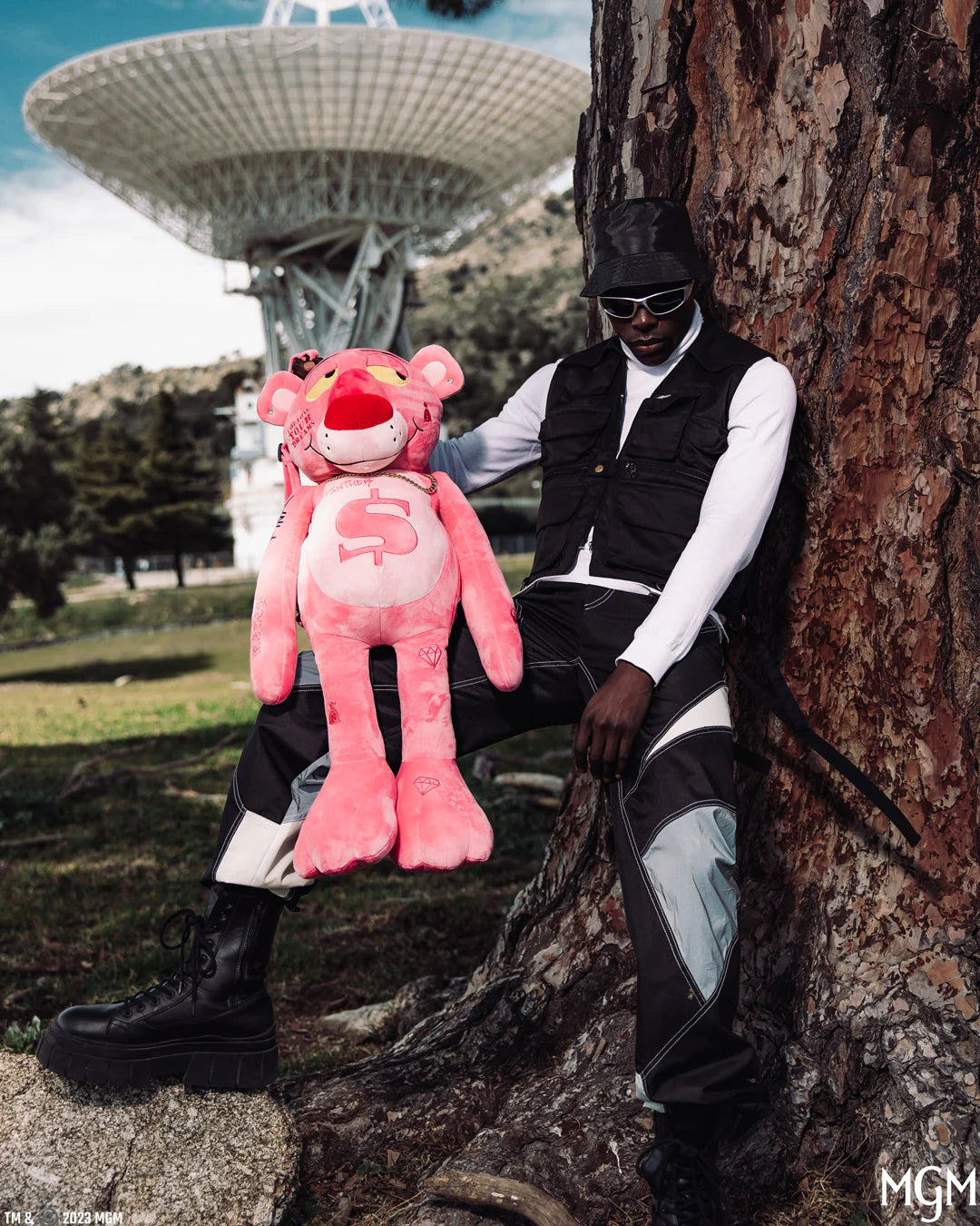 Pink Panther Money Bear Backpack