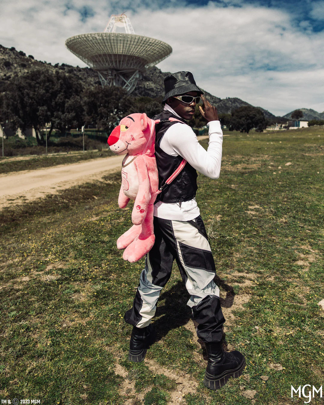 Pink Panther Money Bear Backpack