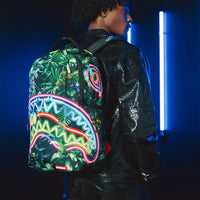 Neon Shark Jungle  Dlxsr Backpack