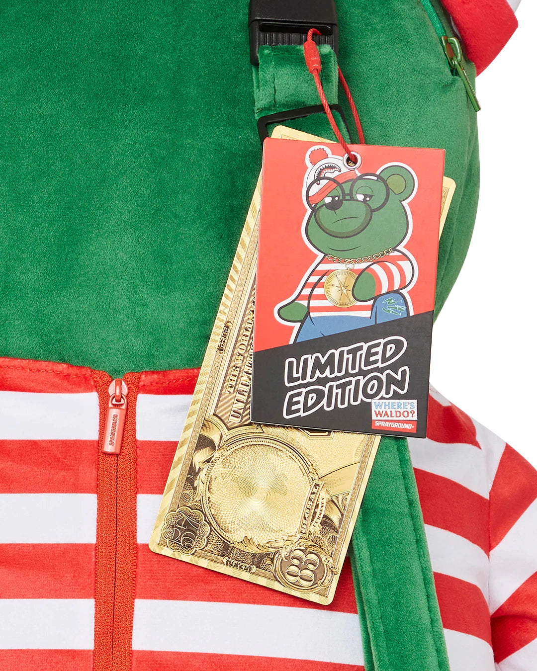 Wheres Waldo Money Bear Backpack