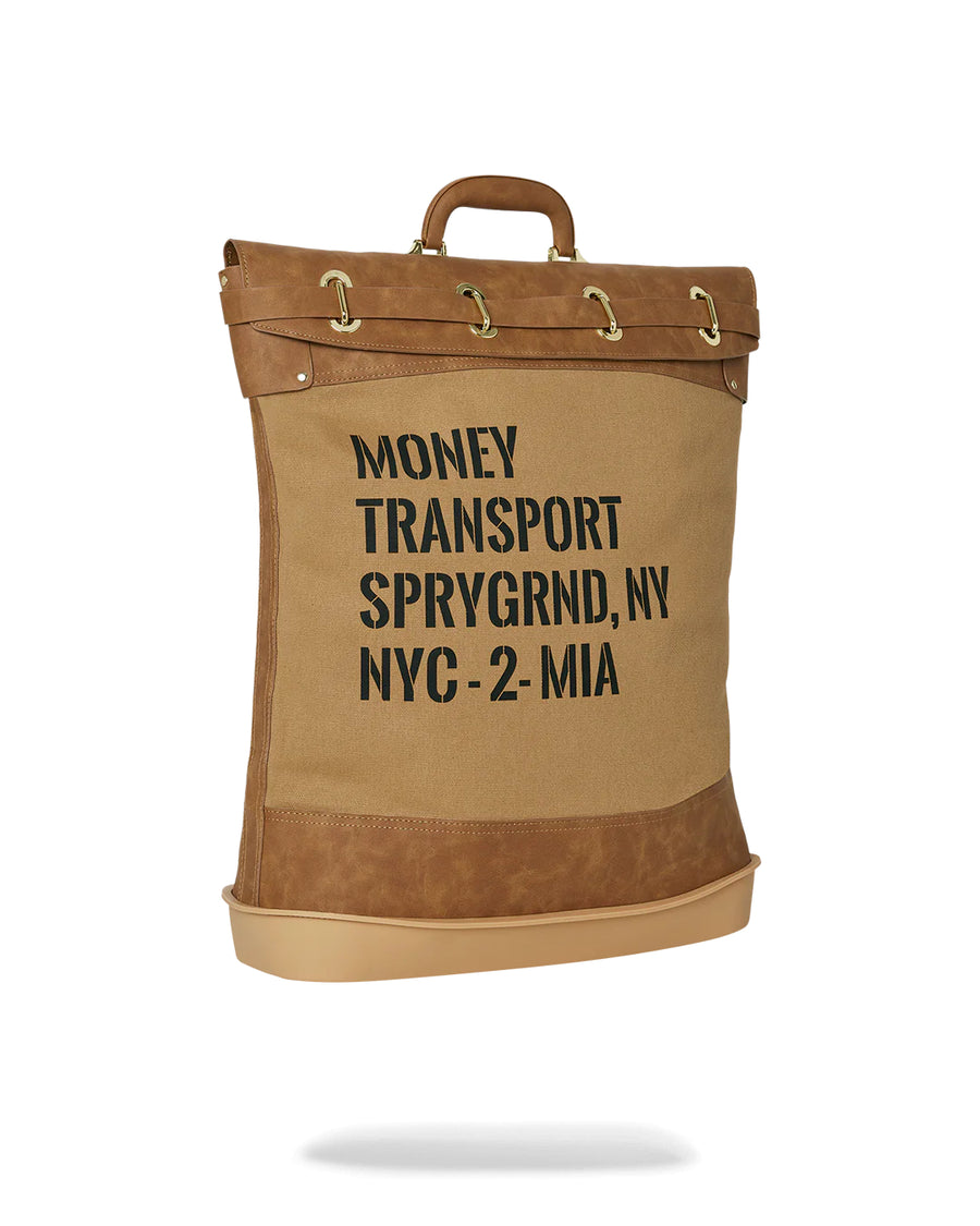 Sprayground Backpack WILD WEST BANK BAG BACKPACK Beige