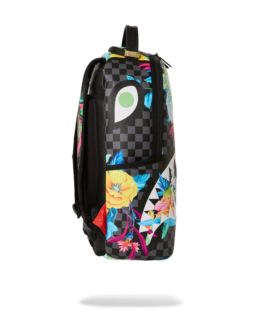 Sprayground Backpack NEON FLORAL DLXSV BACKPACK Black