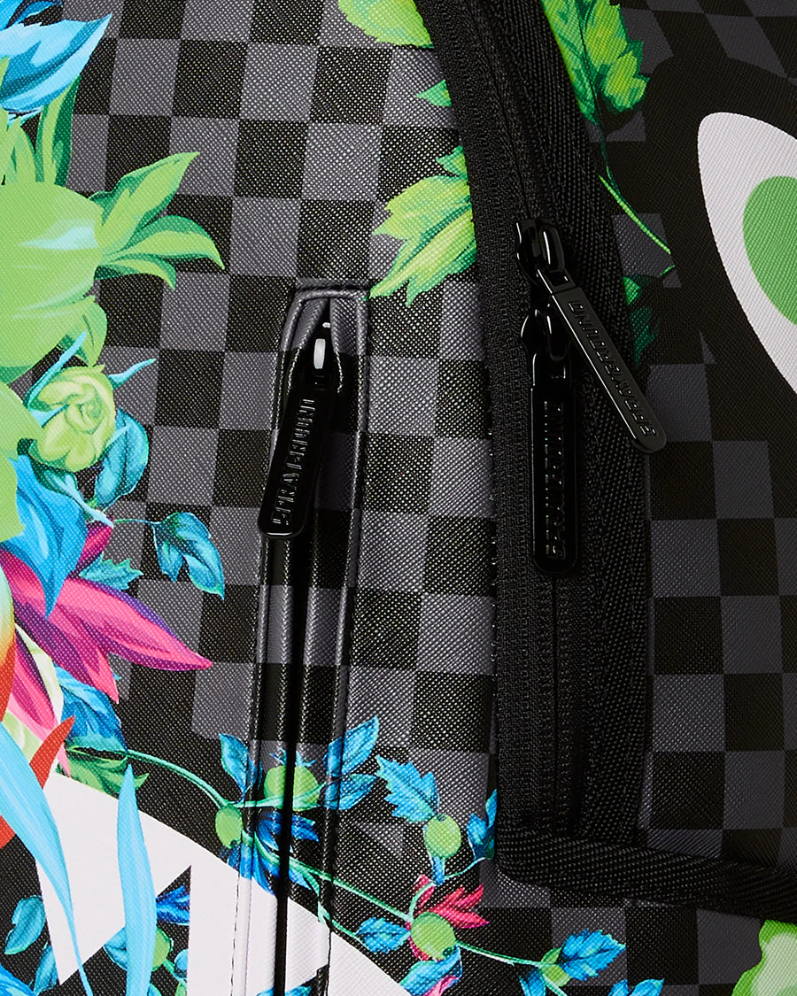Sprayground Sip Neon DLXSV Black Checker Backpack